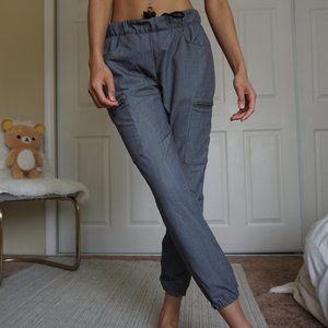 FIGS Heather Grey Joggers Small